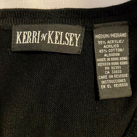 Cardigans~2~Periwinkle & Black / Kerri n Kelsey - Picture 7 of 12